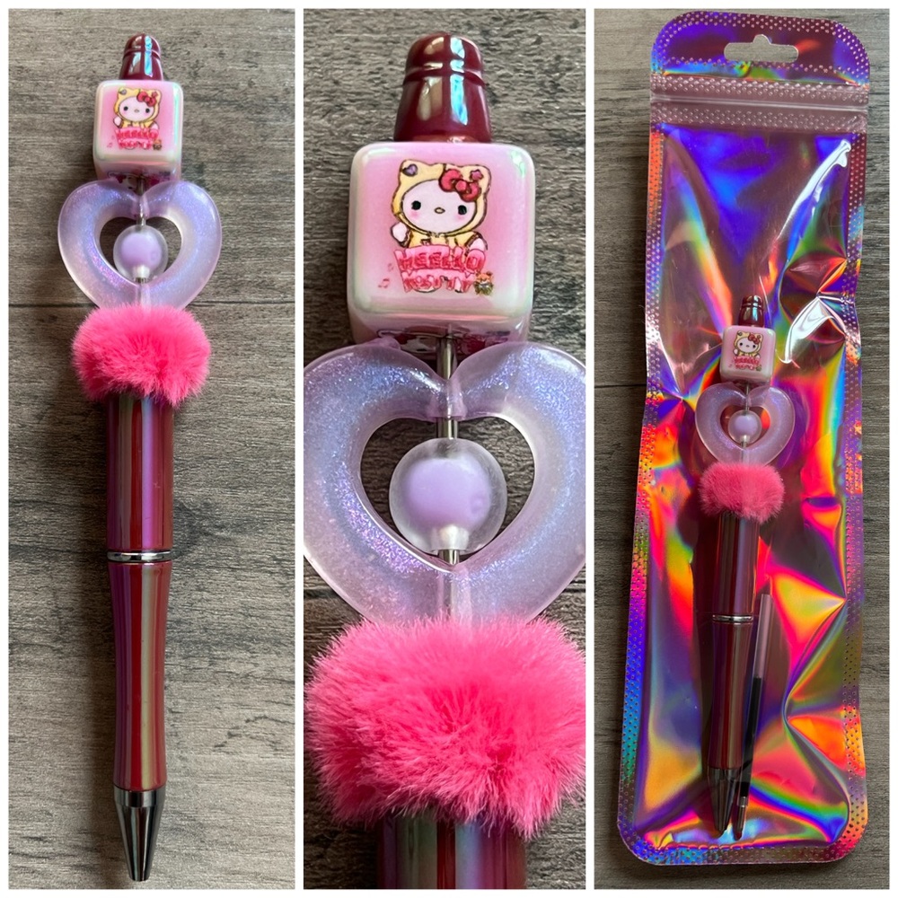 Hello Kitty beaded pen